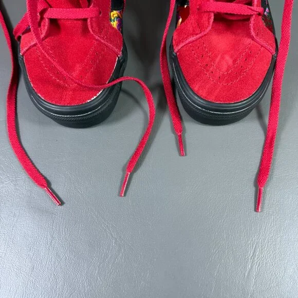 Vans **Limited Edition** Chinese New Year Red High-Top Floral Embroidery - Picture 14 of 14